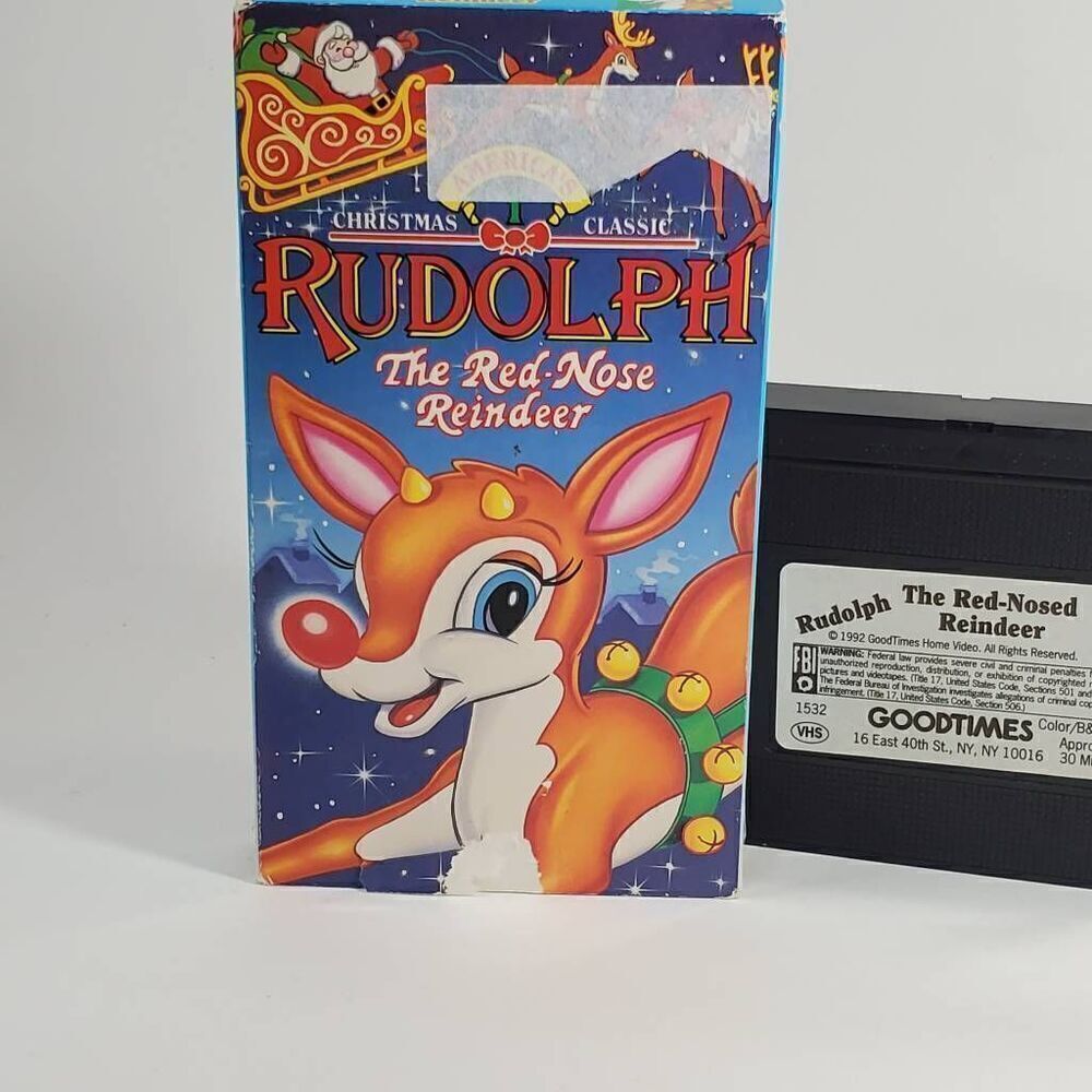 RUDOLPH The Red-Nose Reindeer [VHS]